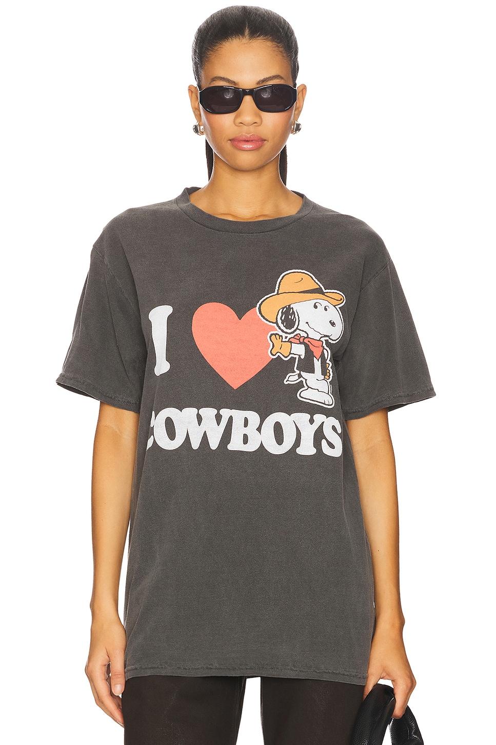i love cowboy snoopy tee