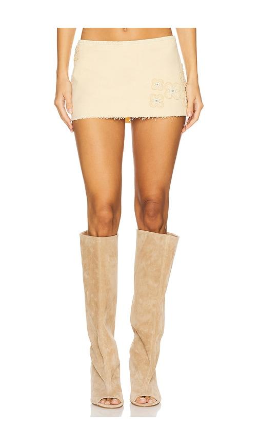 i.am.gia fauna skort in tan.