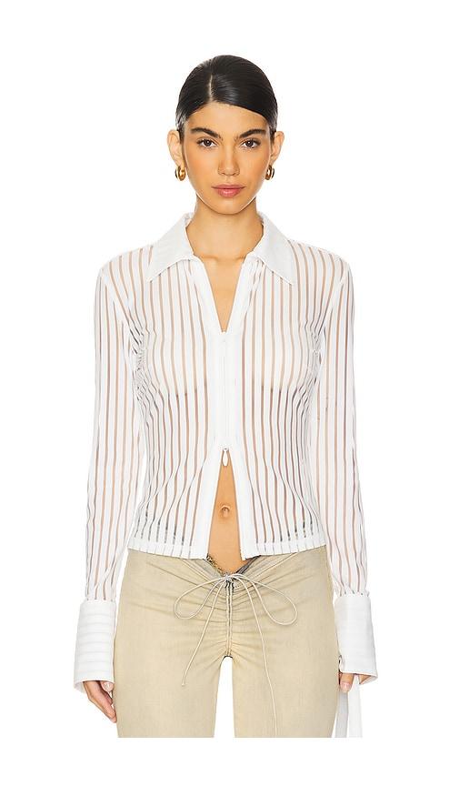 i.am.gia jane top in white.