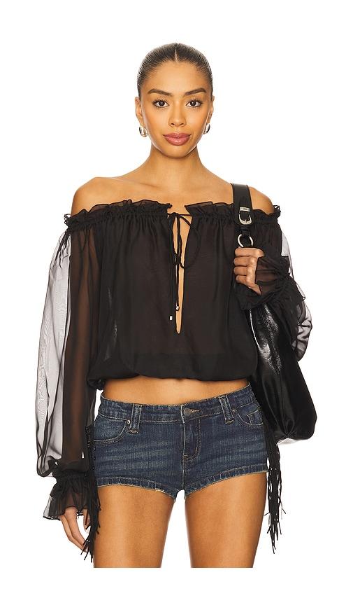 i.am.gia jazmin top in black.