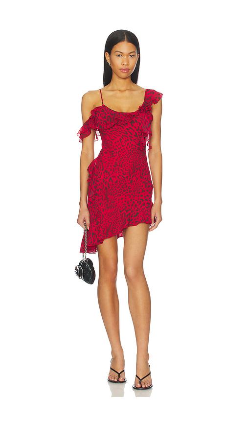 i.am.gia julietta mini dress in red.