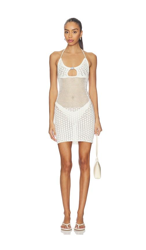 i.am.gia kaci mini dress in white.