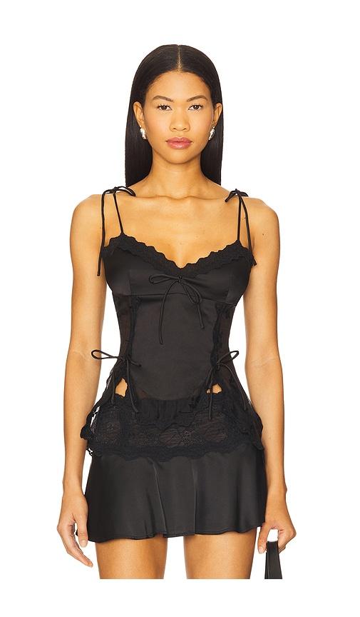 i.am.gia meadow top in black.