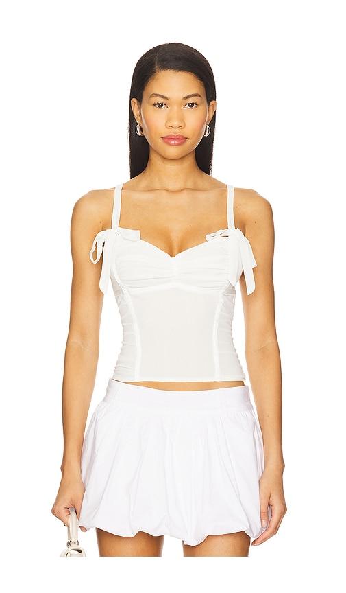 i.am.gia queenie top in white.