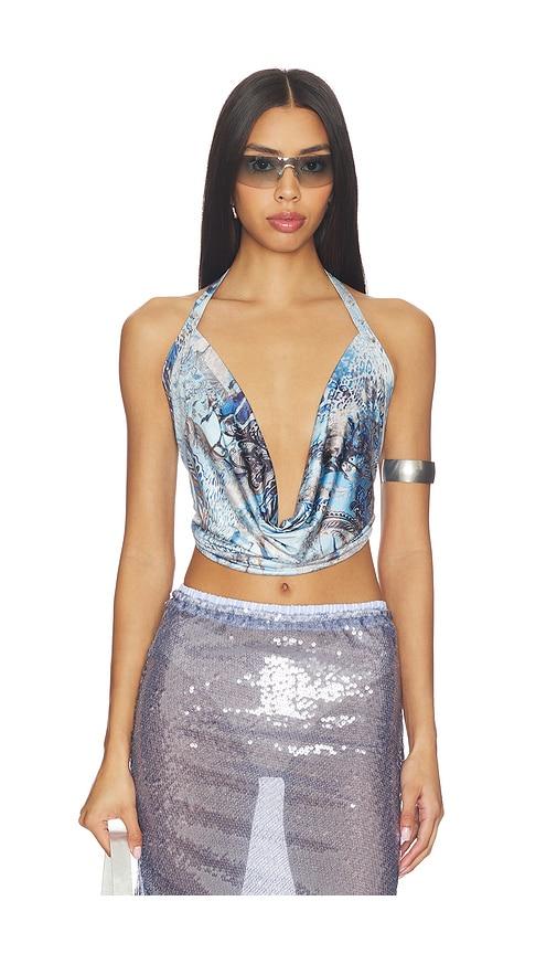 i.am.gia sasha top in blue.