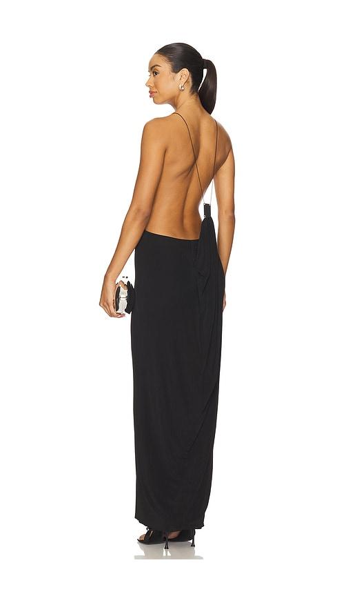 i.am.gia simone maxi dress in black.