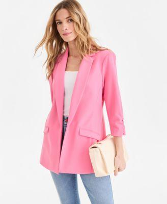 i.n.c. international concepts womens menswear blazer p xs 4x created for macys