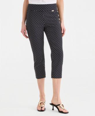 i.n.c. international concepts womens printed pull on capri pants macys exclusive