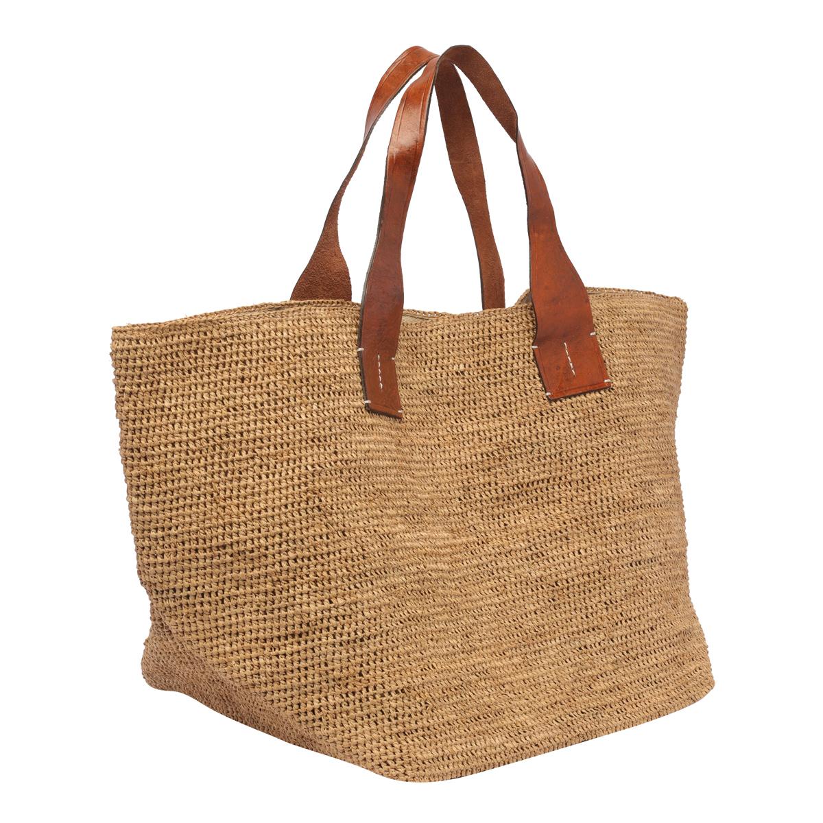 ibeliv bags beige rafia - women