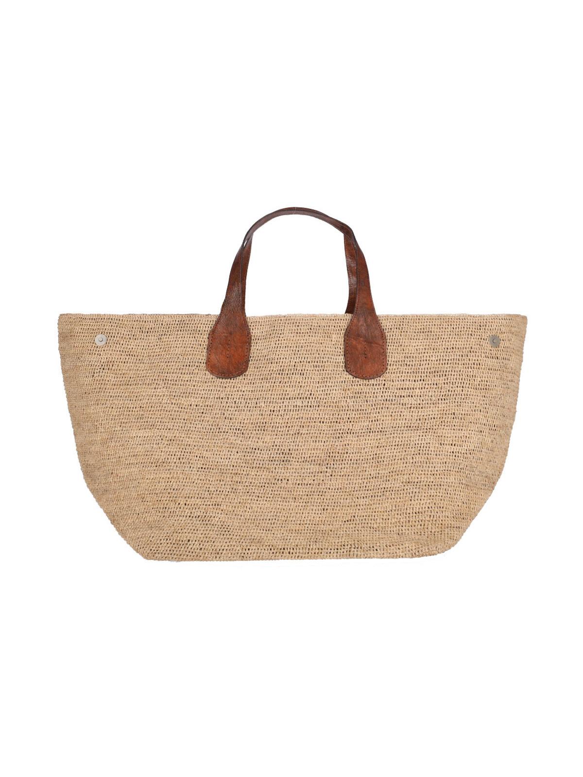 ibeliv bags beige raphia - women