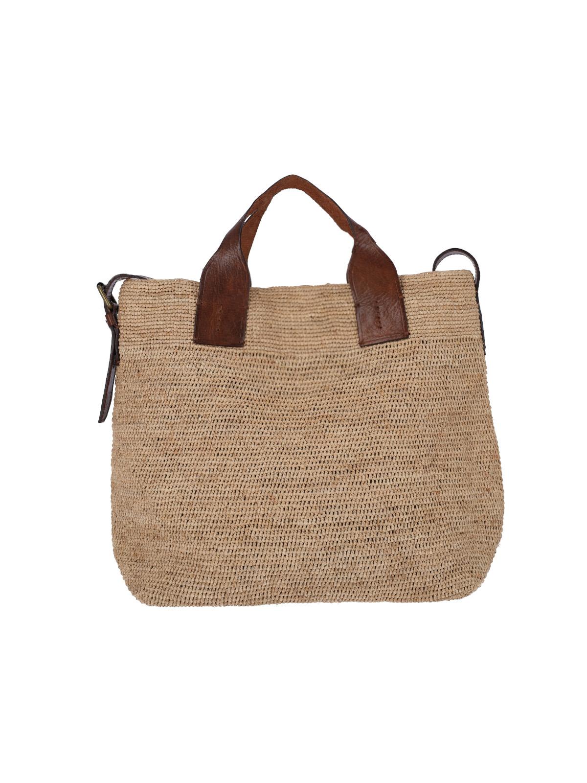 ibeliv bags beige raphia - women