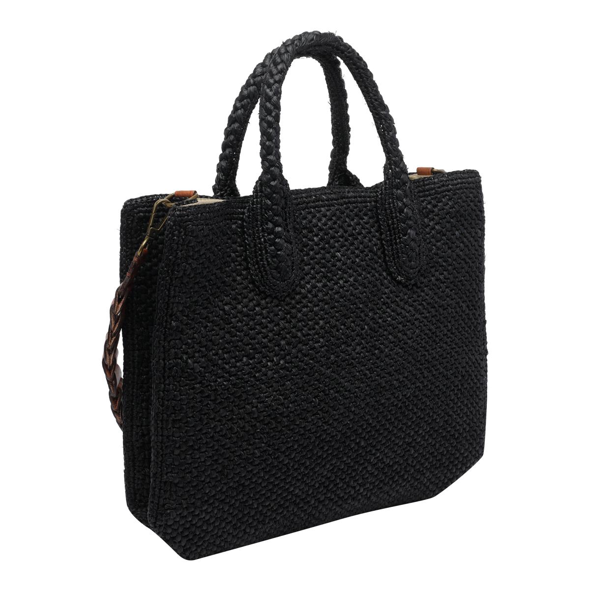 ibeliv bags black raffia - women