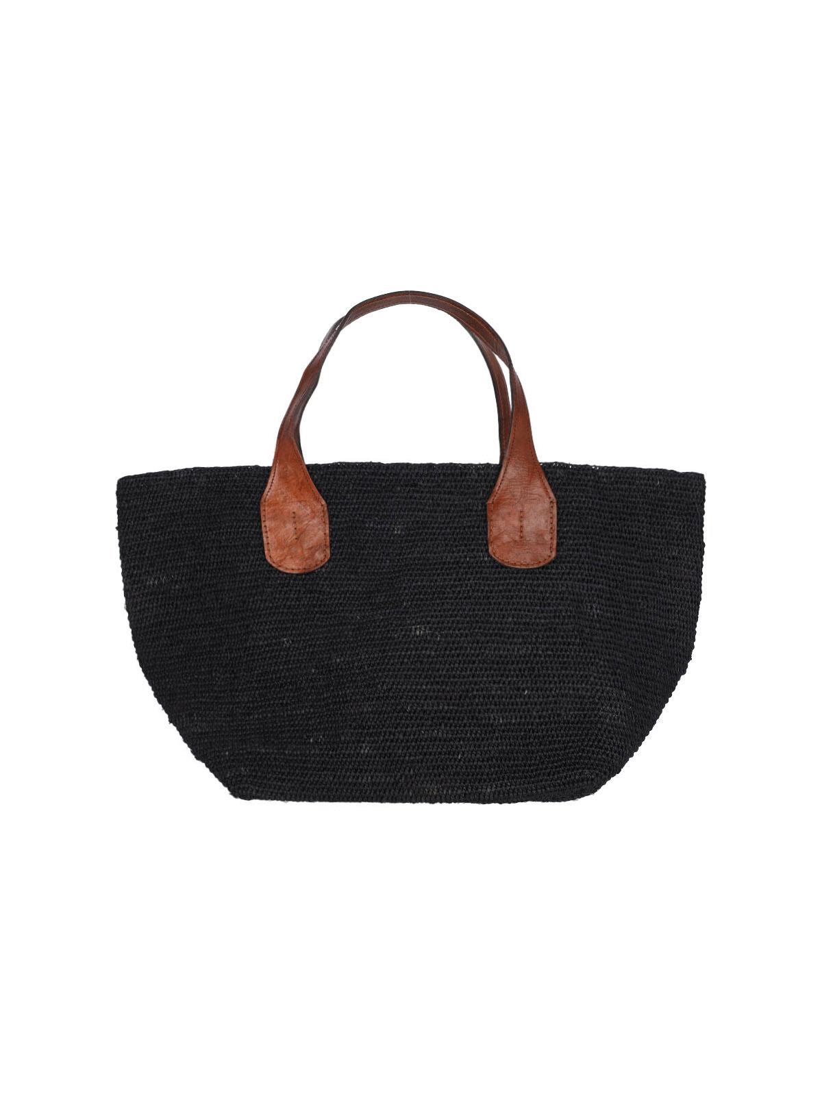 ibeliv bags black raphia - women
