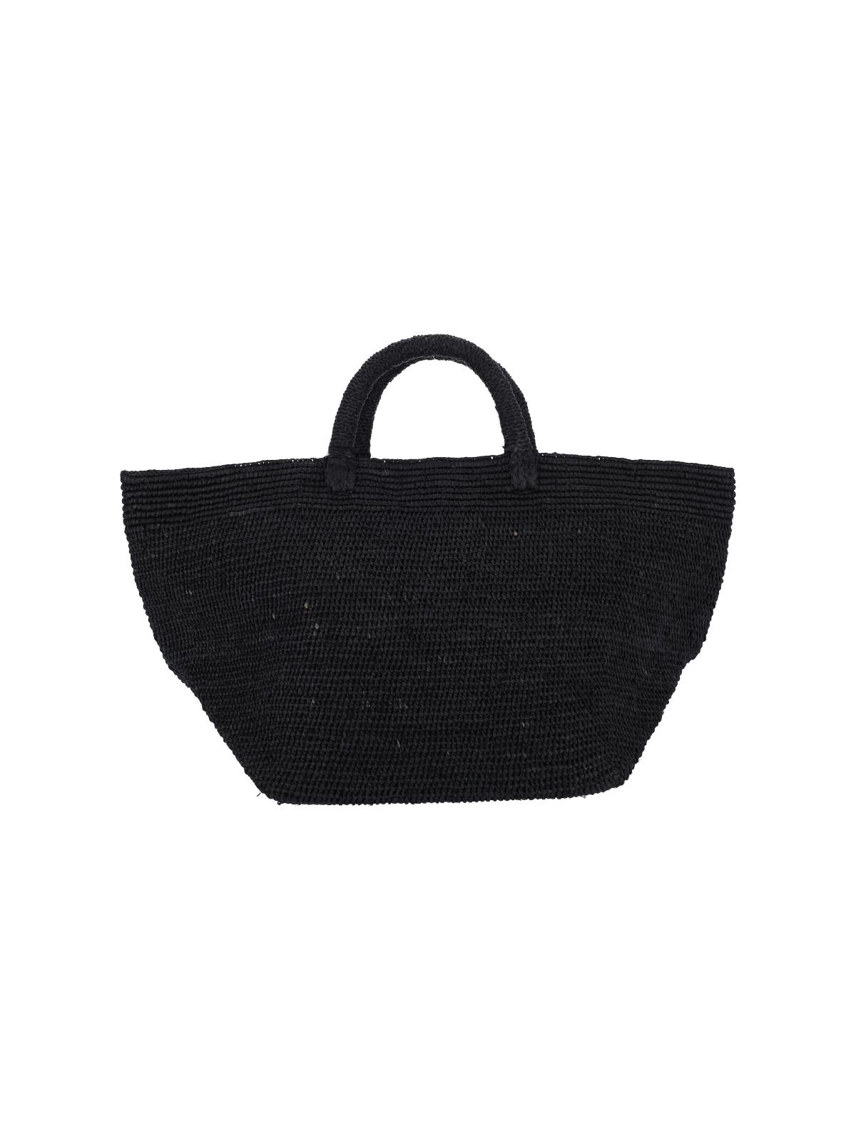 ibeliv bags black raphia - women