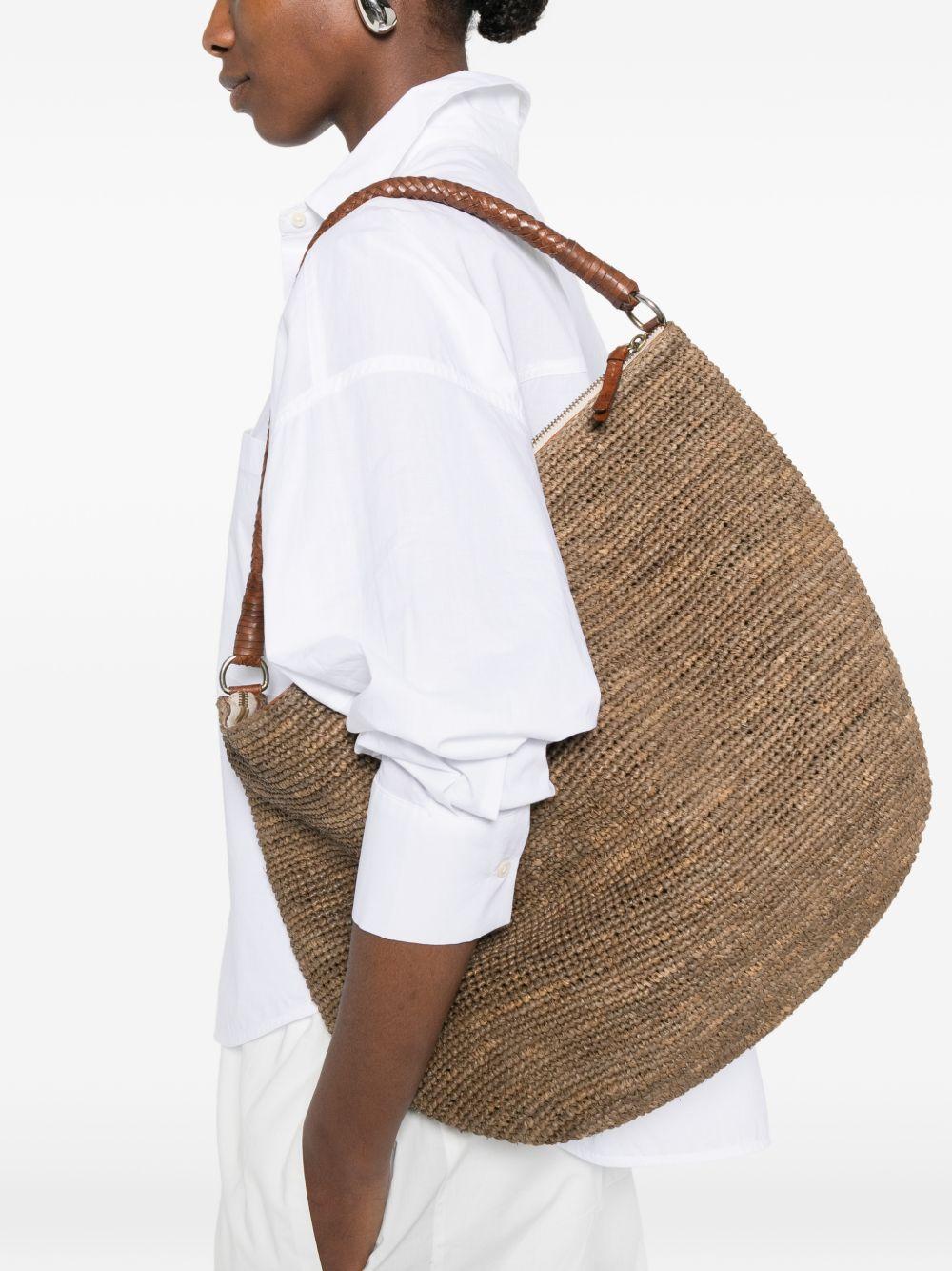 ibeliv bags dark tan raffia - women