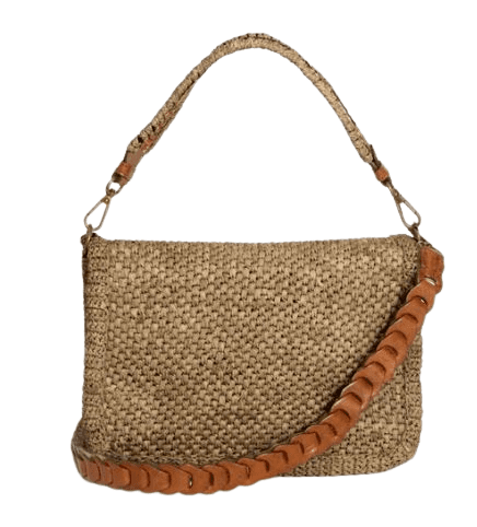 ibeliv bags dark tea raffia - women