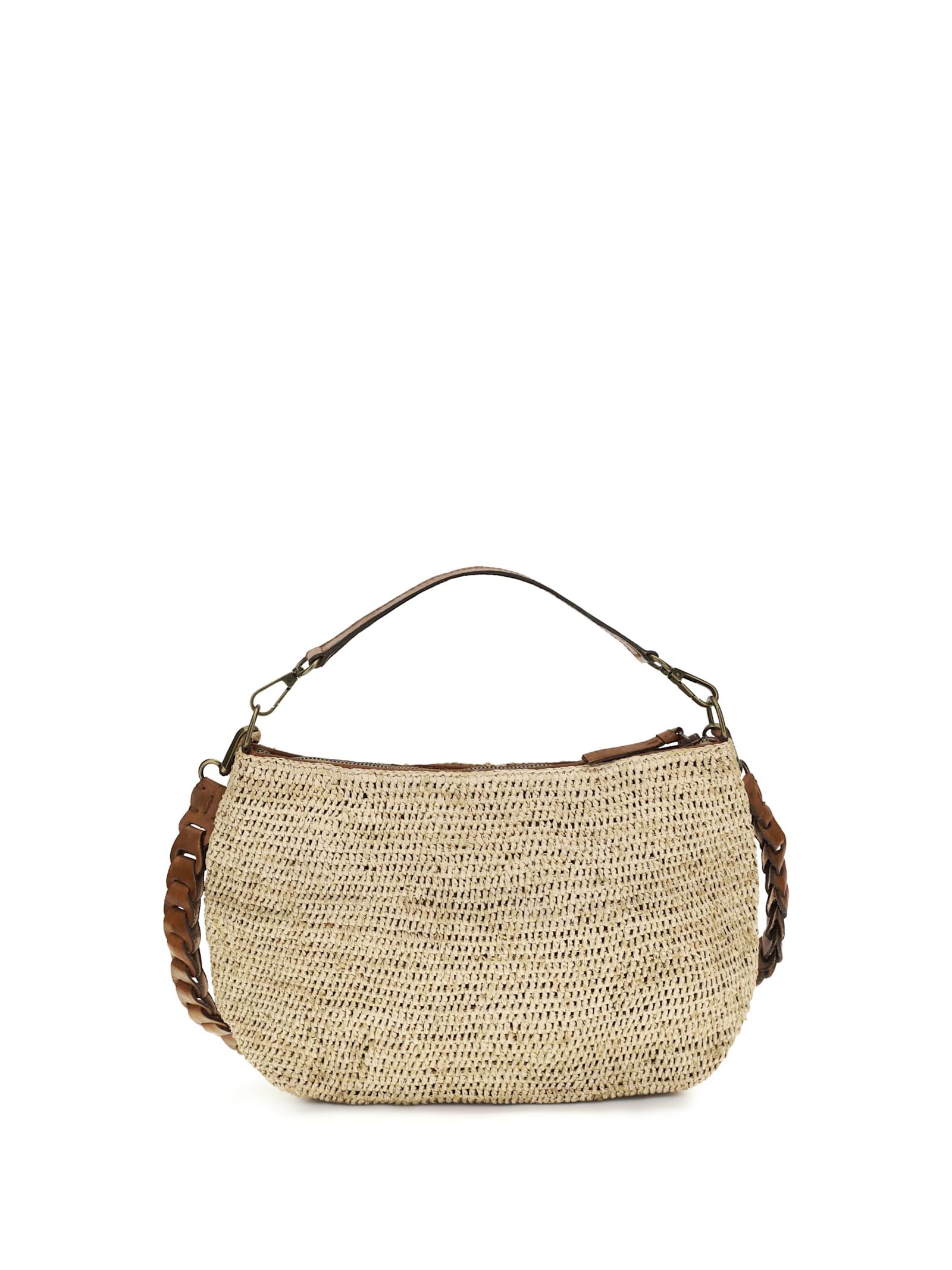 ibeliv mihaja raffia shoulder bag