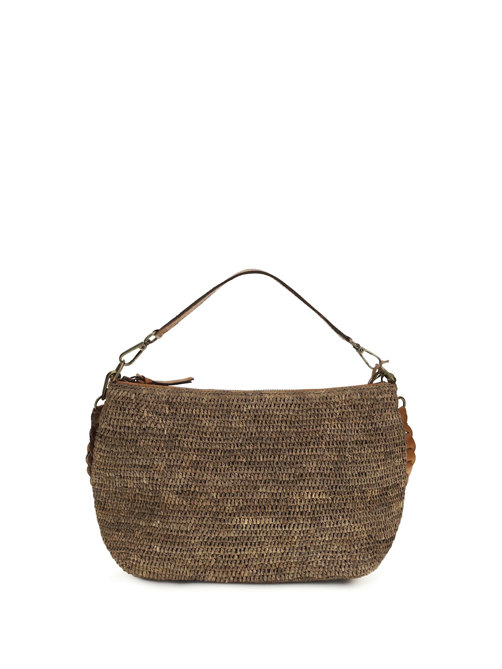 ibeliv mihaja raffia shoulder bag
