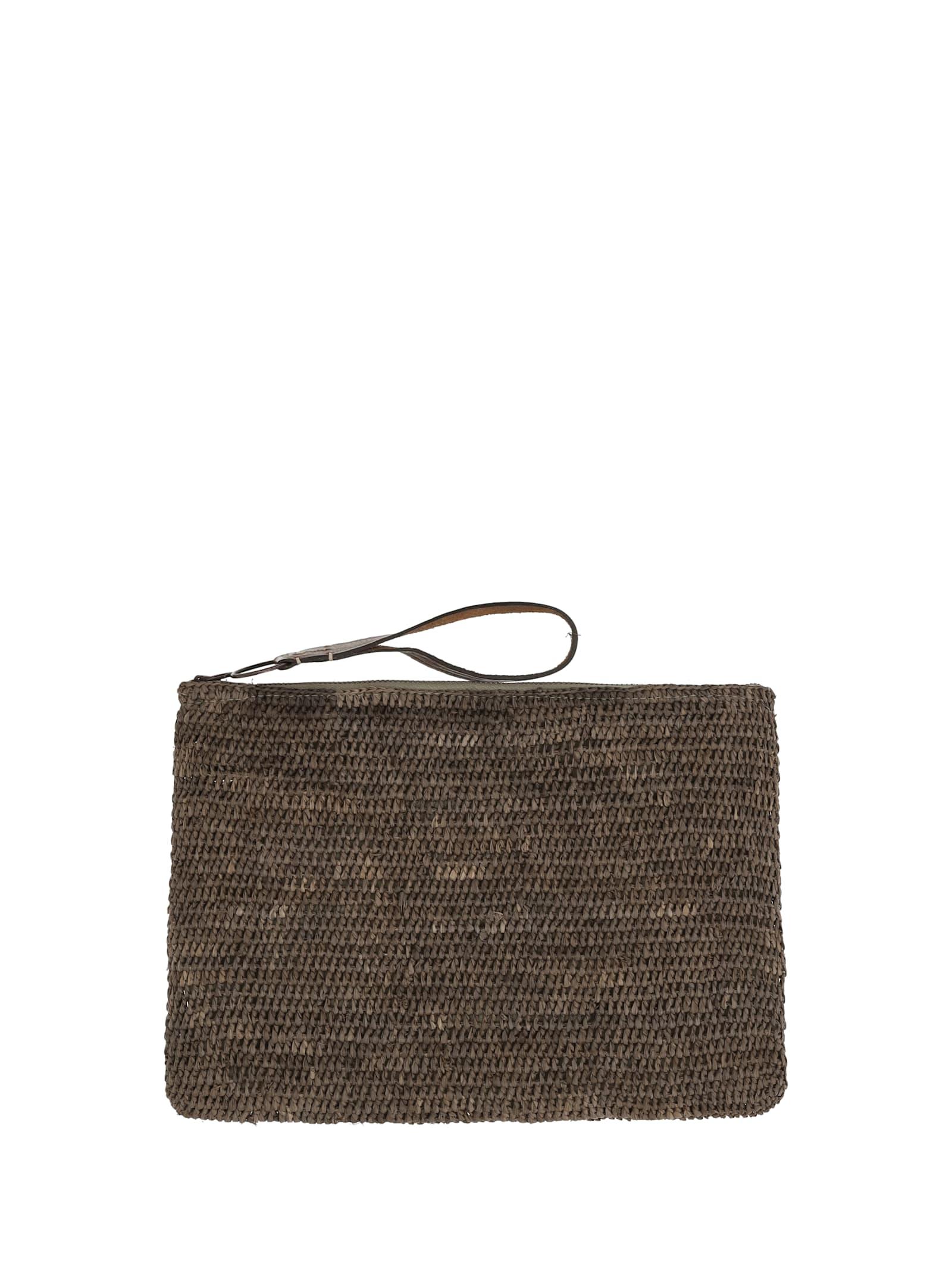 ibeliv raffia ampy pouch
