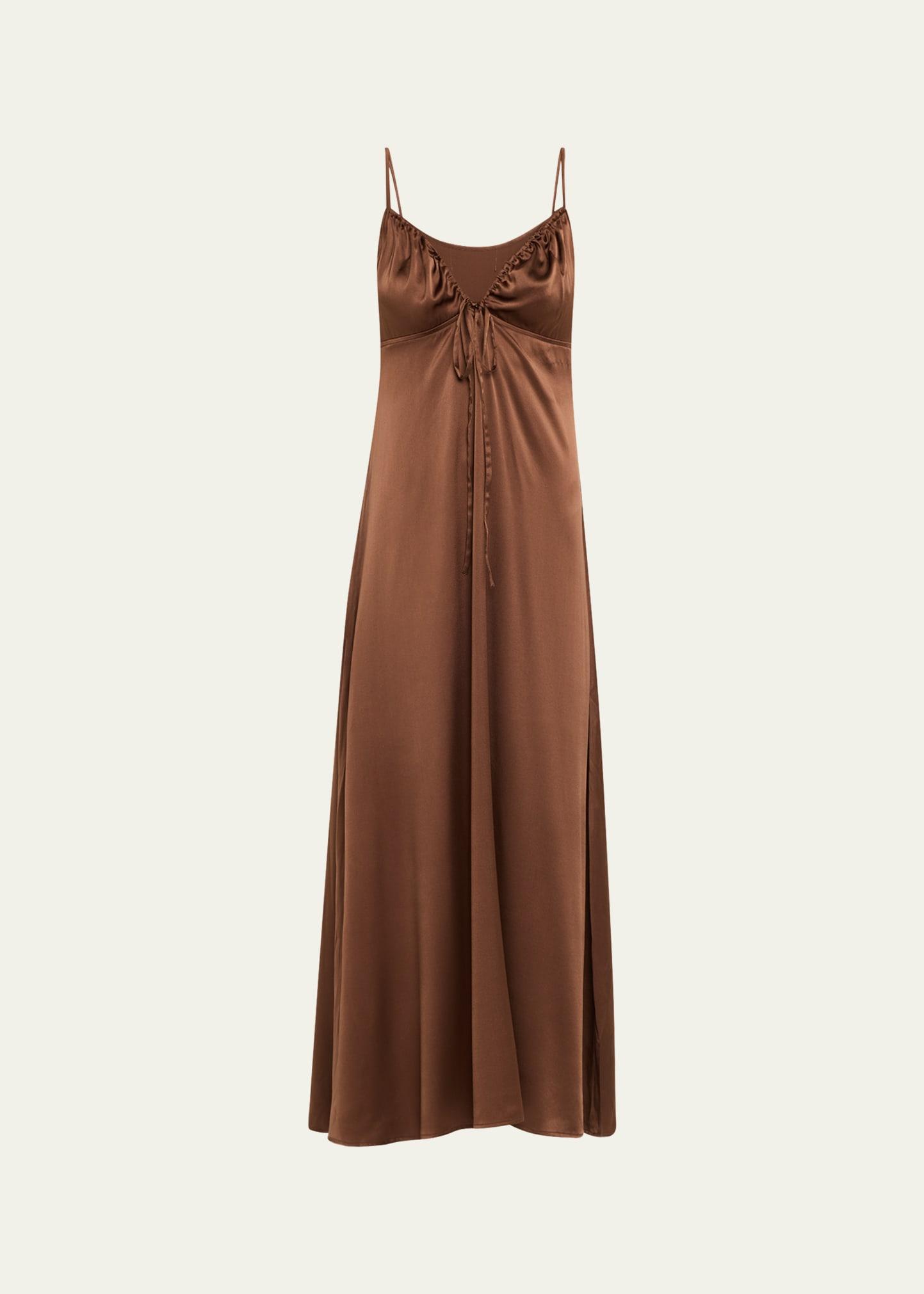 ibiza silk maxi dress