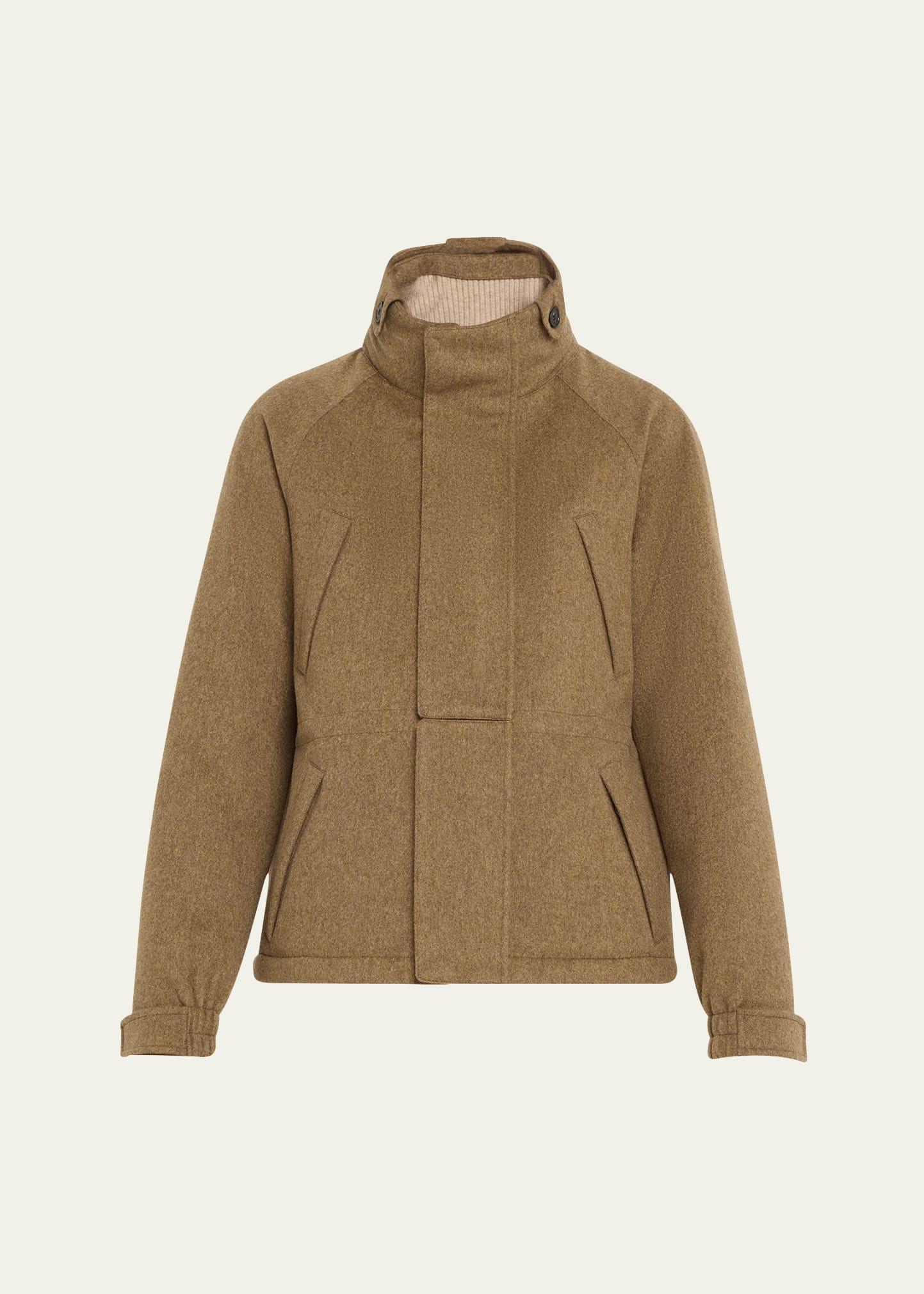 icer mini storm cashmere parka jacket