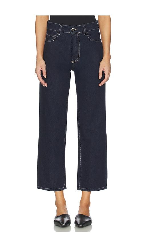 icon denim jill straight jeans in denim-dark.