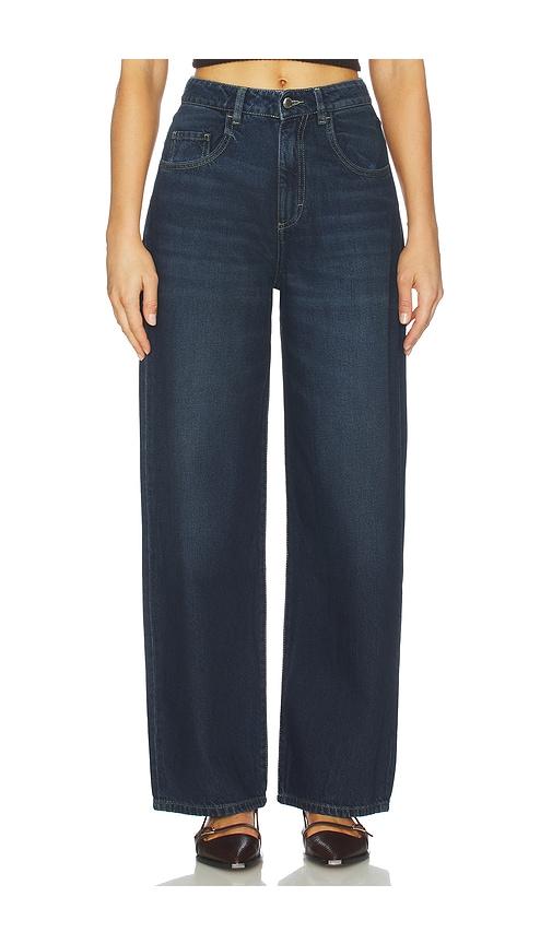 icon denim poppy wide leg jeans.