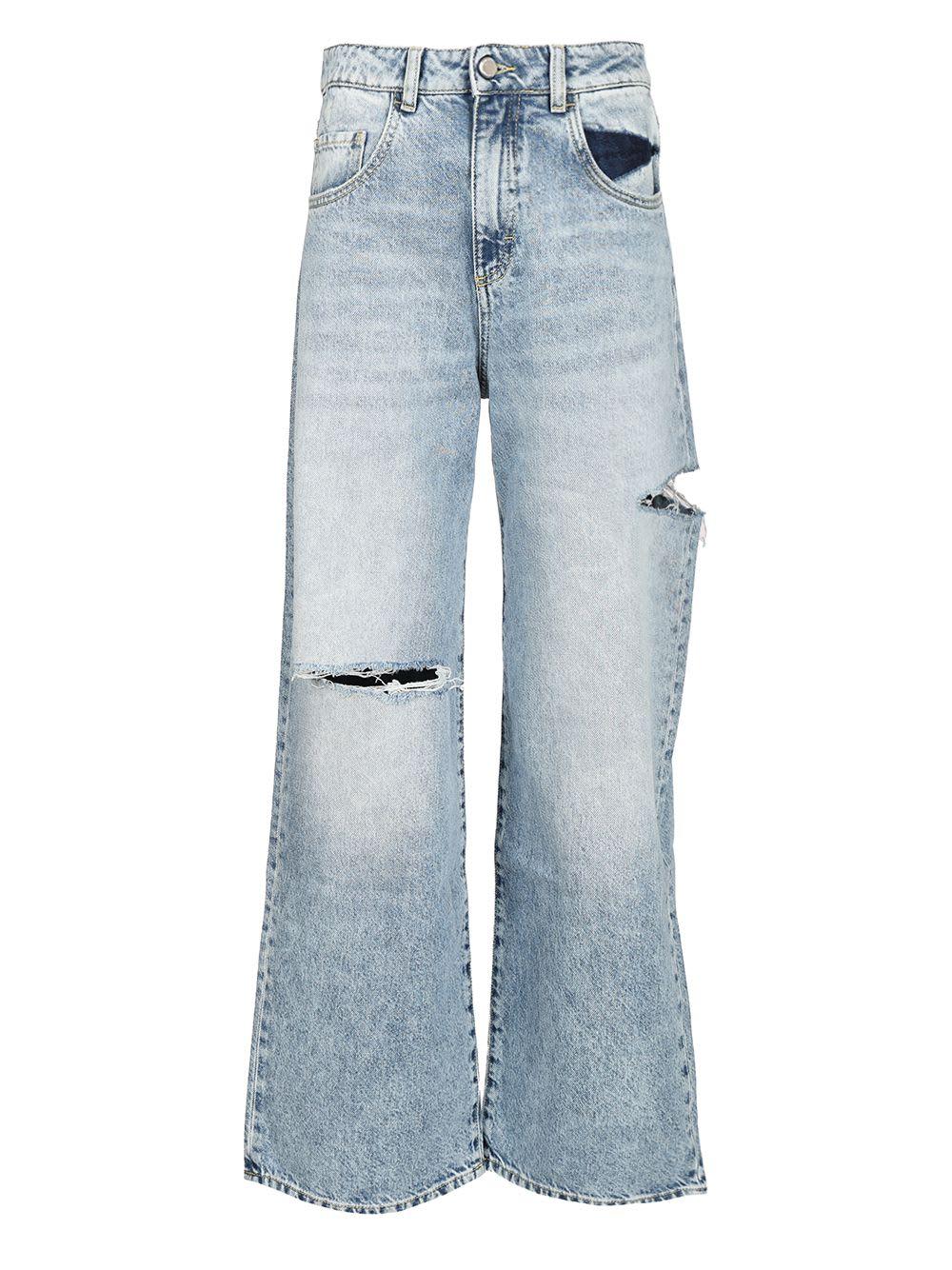 icon denim poppy wide leg jeans
