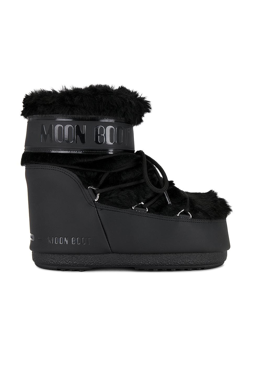 icon low faux fur boot