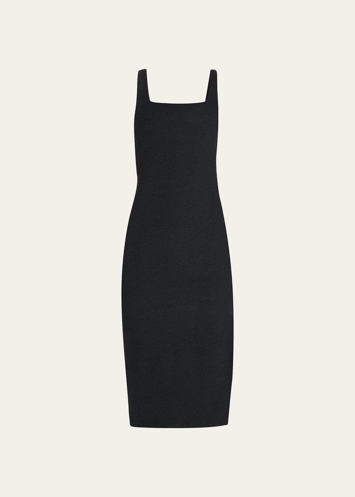 icon spacedye side-slit midi dress