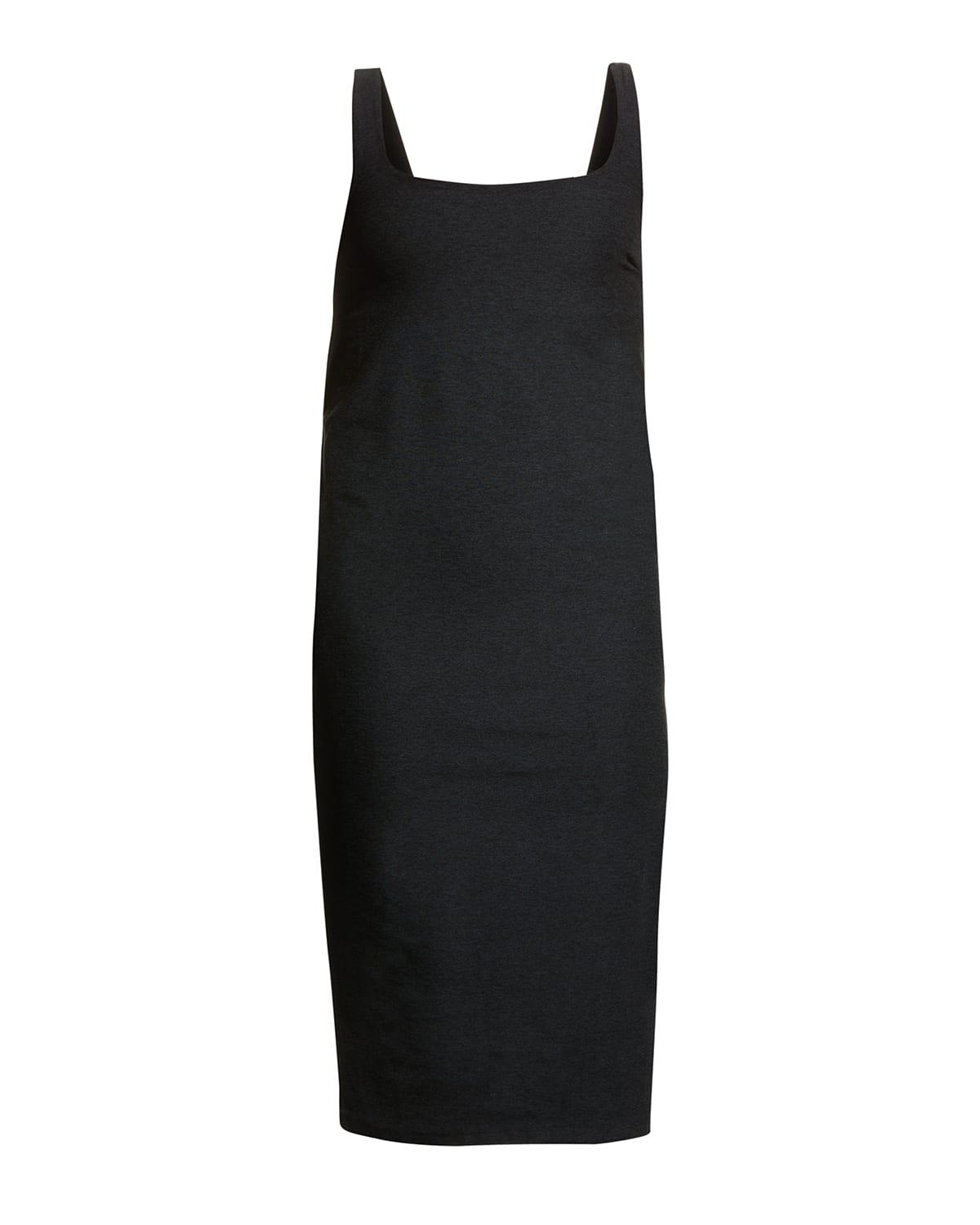 icon spacedye side-slit midi dress