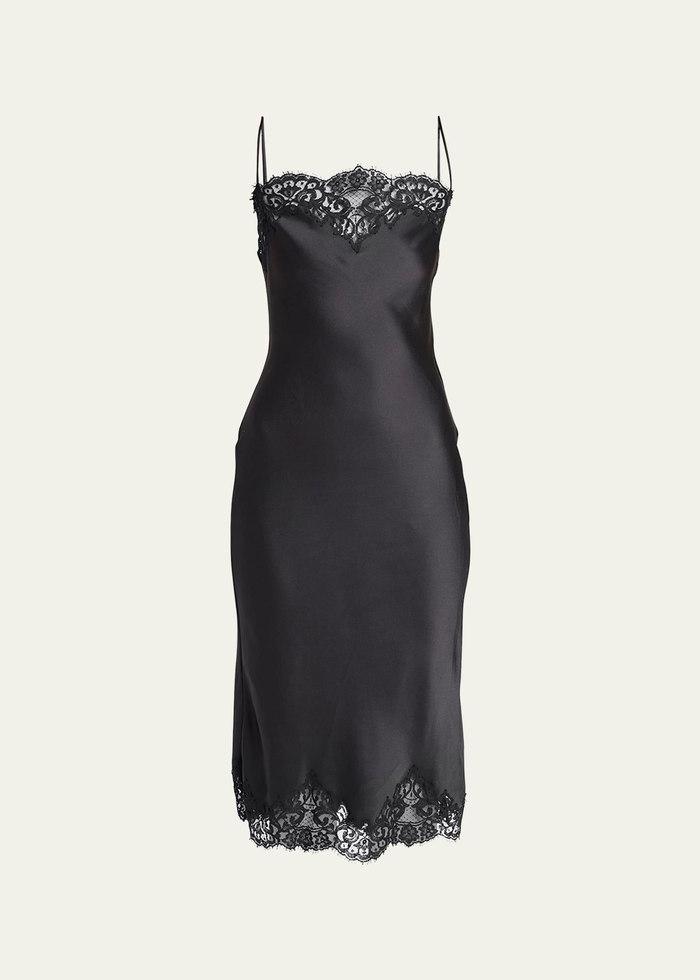 iconic lace slip dress