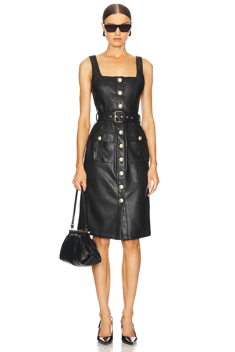 idy button front tank dress