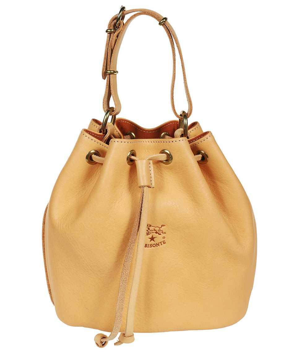 il bisonte leather bucket bag