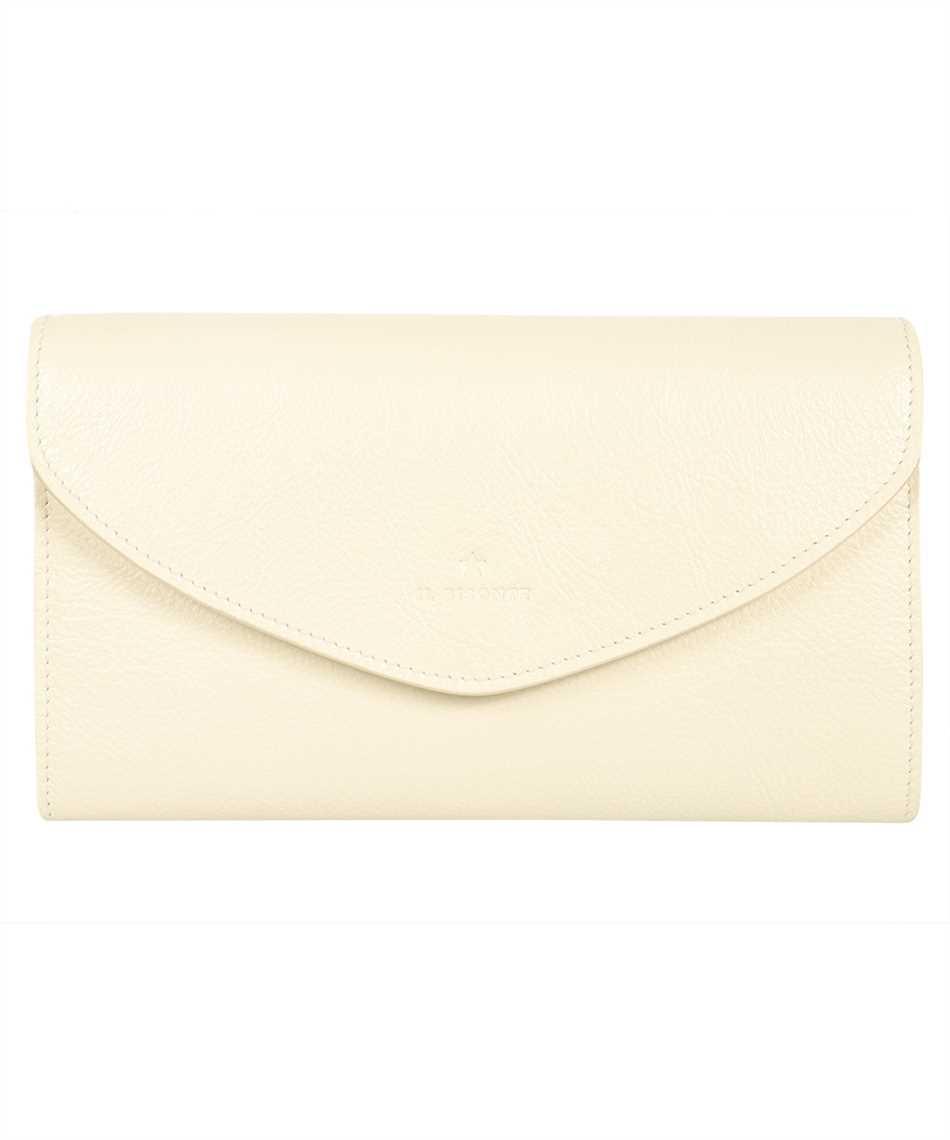 il bisonte leather clutch