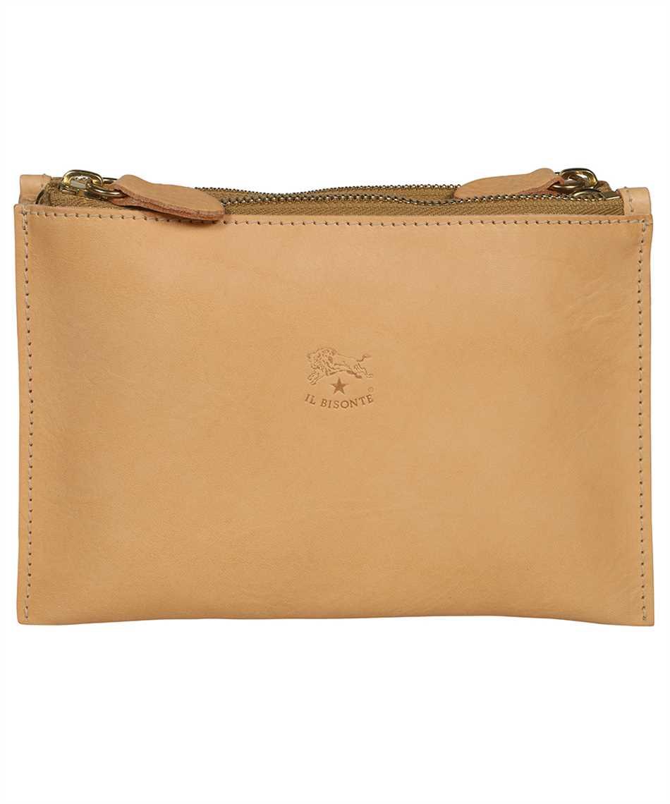 il bisonte leather clutch