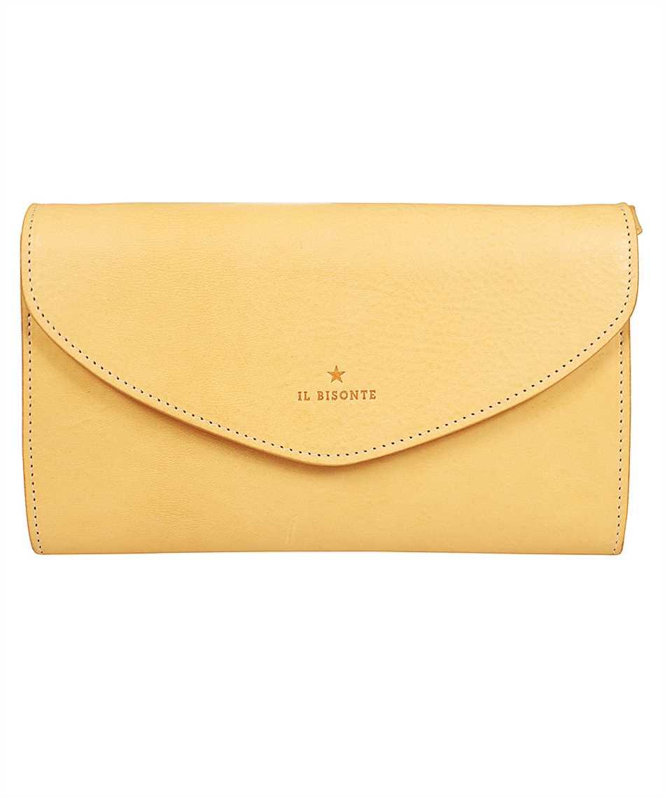 il bisonte leather clutch
