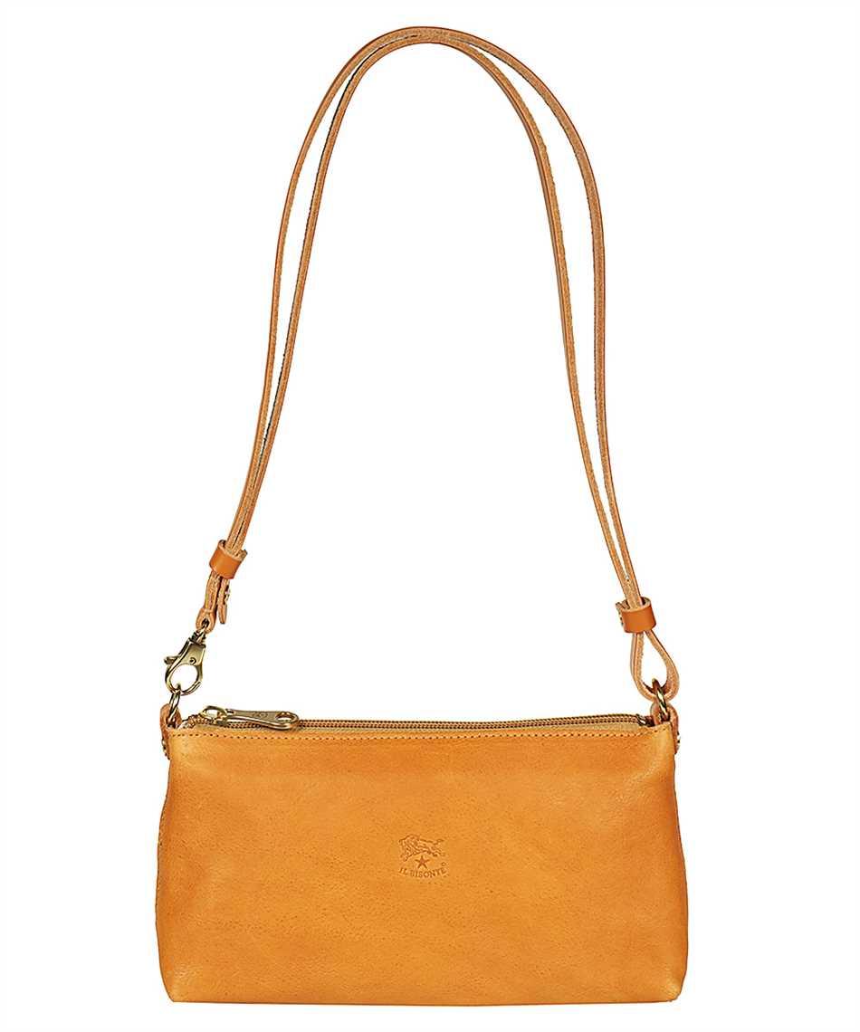 il bisonte leather shoulder bag