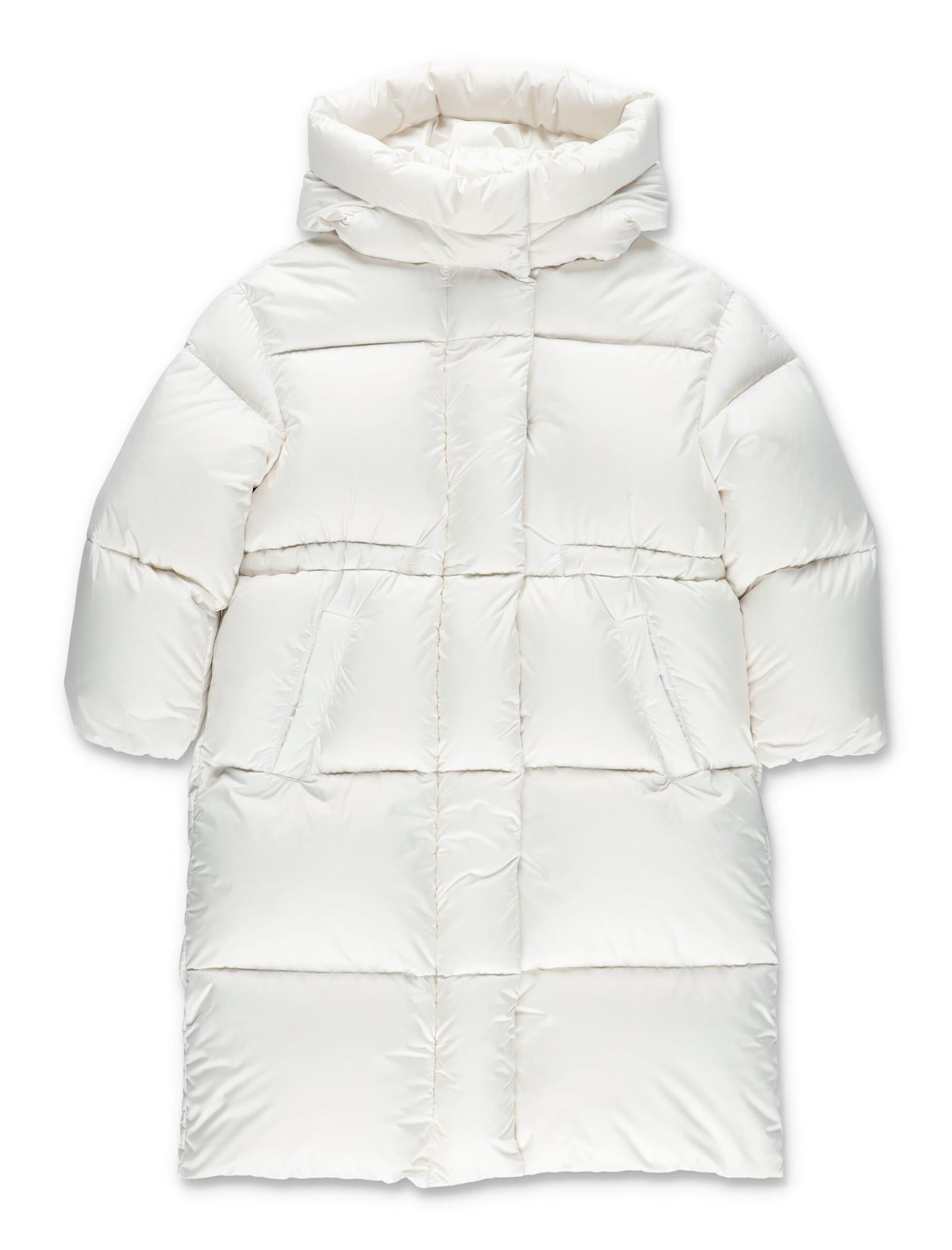 il gufo girls flared down jacket with hood