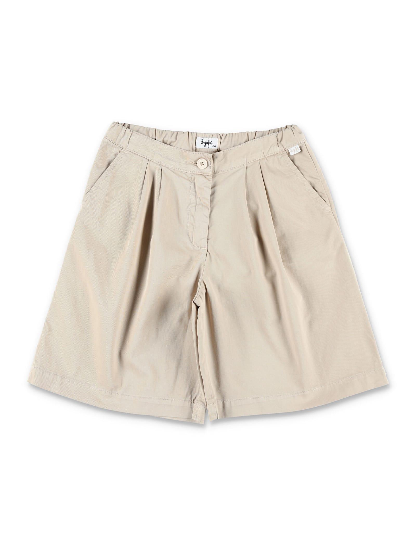 il gufo kid - gabardine bermuda shorts