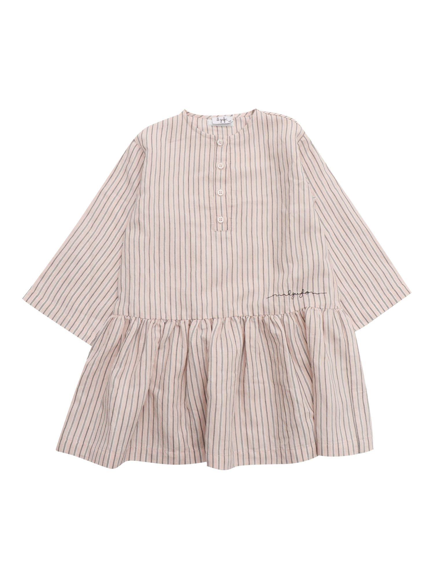 il gufo long sleeved dress