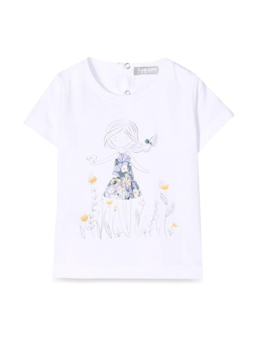 il gufo t-shirt m/short white/lilac