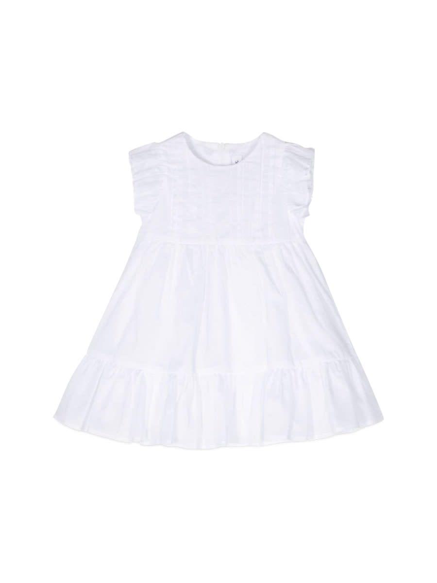 il gufo white m/short dress