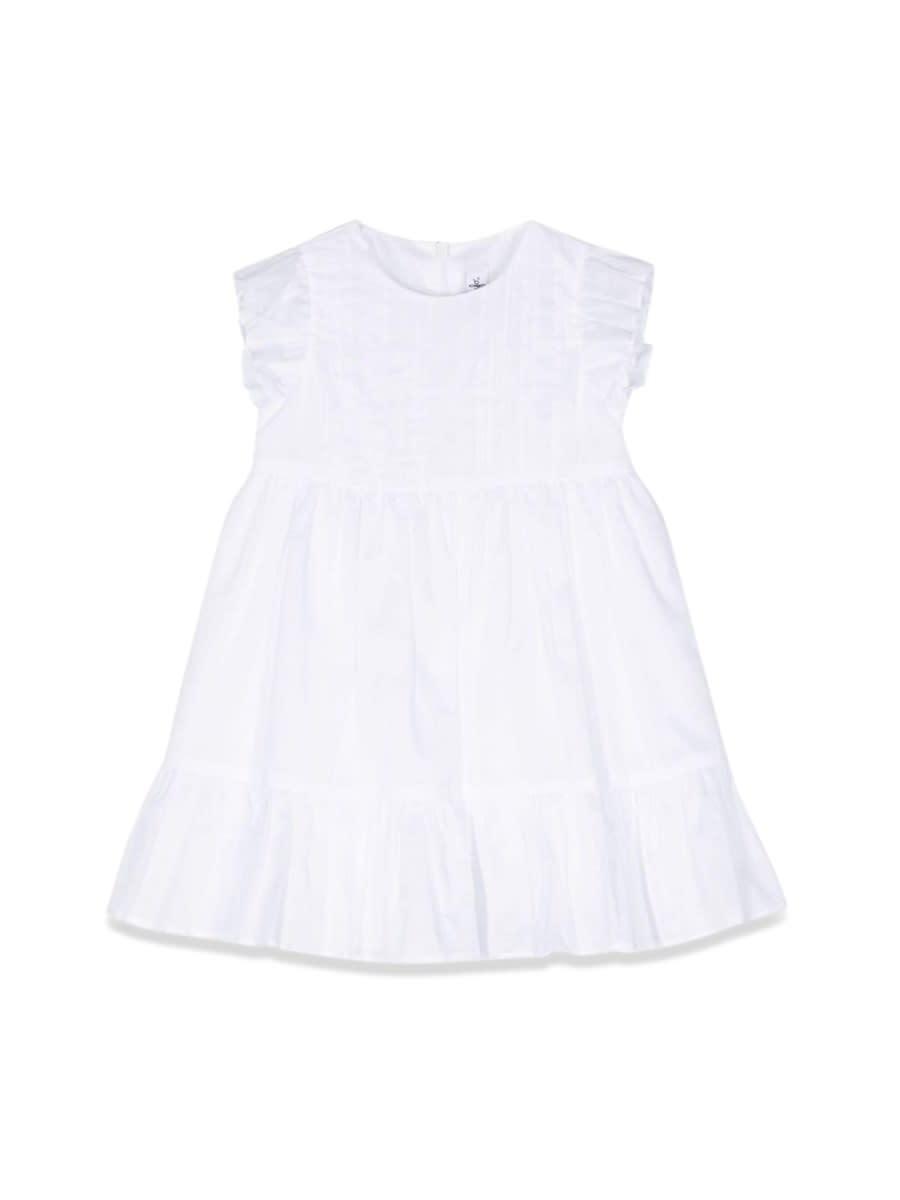 il gufo white m/short dress