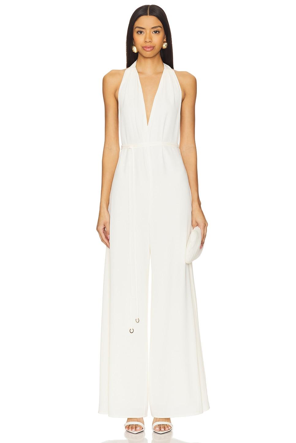 iliad halter neck open back jumpsuit