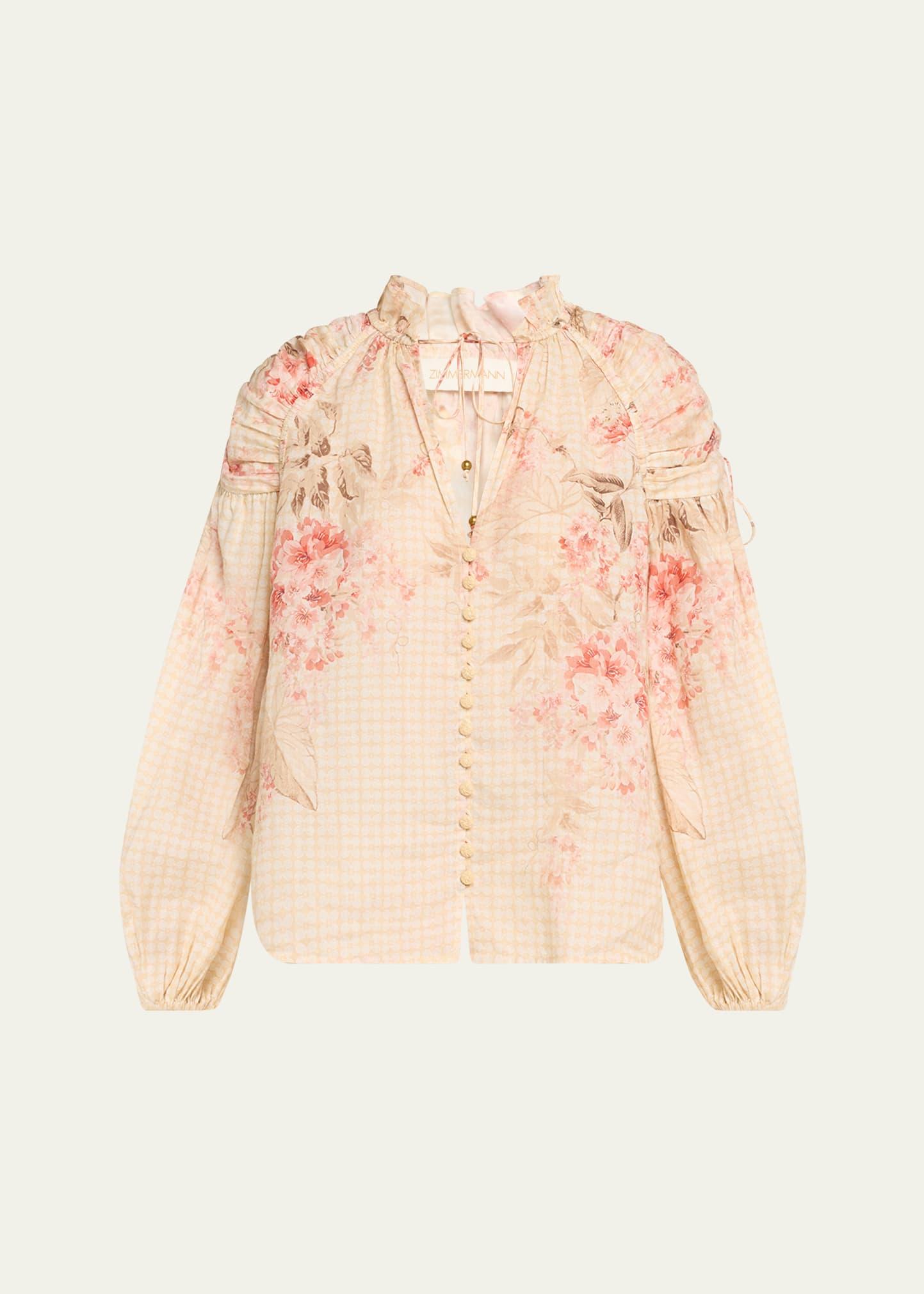 illuminate billow blouse