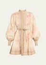 illuminate buttoned mini dress