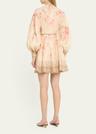 illuminate buttoned mini dress