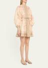 illuminate buttoned mini dress