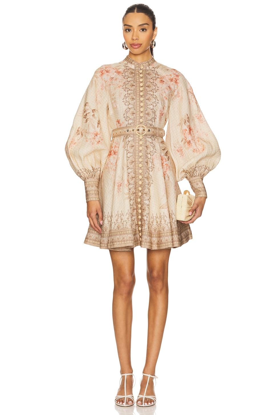 illuminate buttoned mini dress
